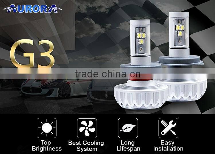 AURORA stable performance G3 series led head light h4