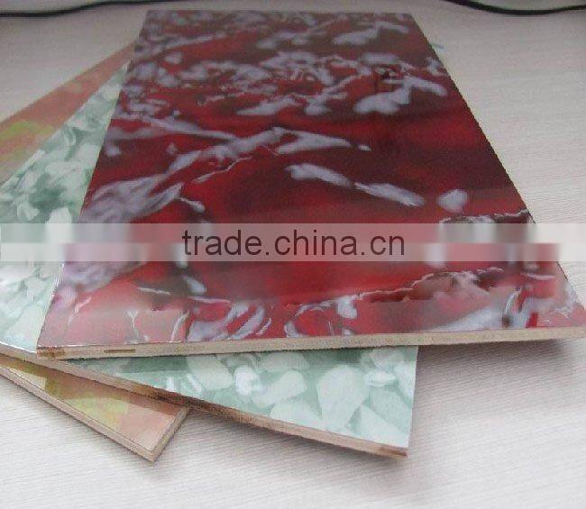 colorful 18mm Polyester Plywood