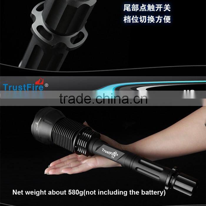 TrustFire 5 modes led flashlights TR-X6 Camping & sports equipment 2300lumens torch flashlight with CE,FCC certification