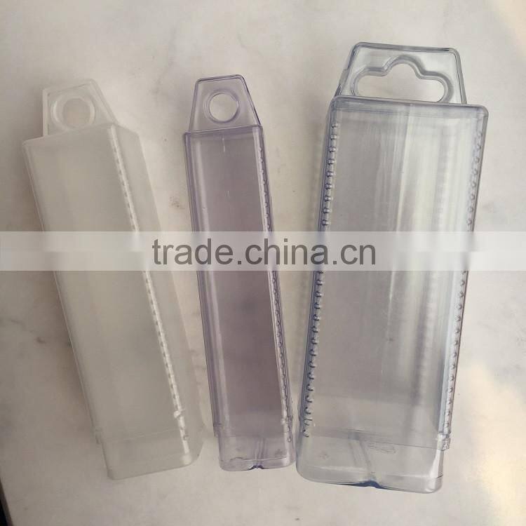 pvc plastic square packaging tubes QP