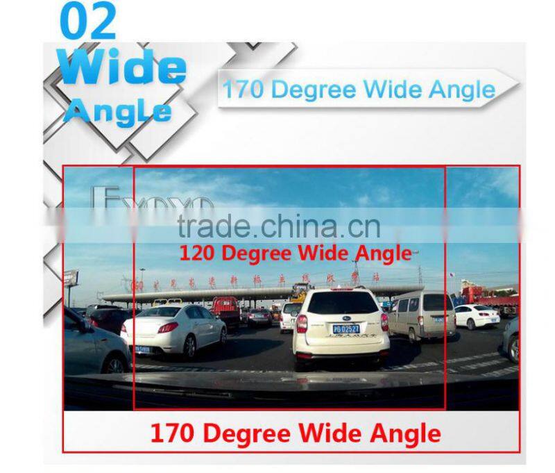 2016 Eyoyo A7810 Top Ambarella A7LA70 HD 1296P Dash Cam LDWS Camera DVR G-sensor china supplier