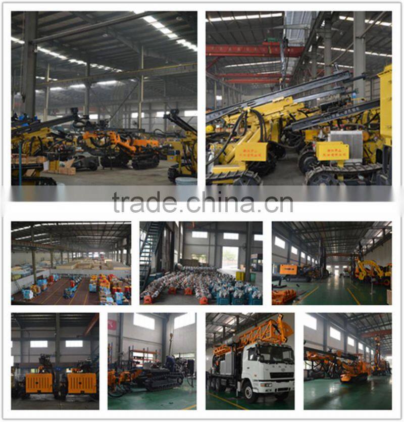 2014 best price GCstandard KT7/KT8 Hydraulic rotary integral open air drill rig,reverse air drilling rigs for mine or industrial