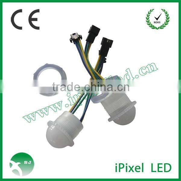 26mm round RGB LED pixel module light IC1903