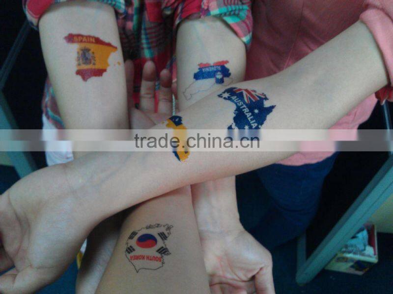 WMT-107 Temporary Golden Flash Foil Tattoo Sticker