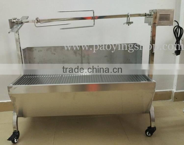 60kg 120cm Commercial Stainless Steel Charcoal Barbeque Roast Machine