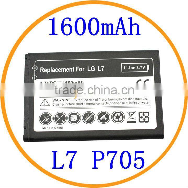 1600mAh Replacement Mobile Phone Battery for LG P705 Optimus L7 from dailyetech