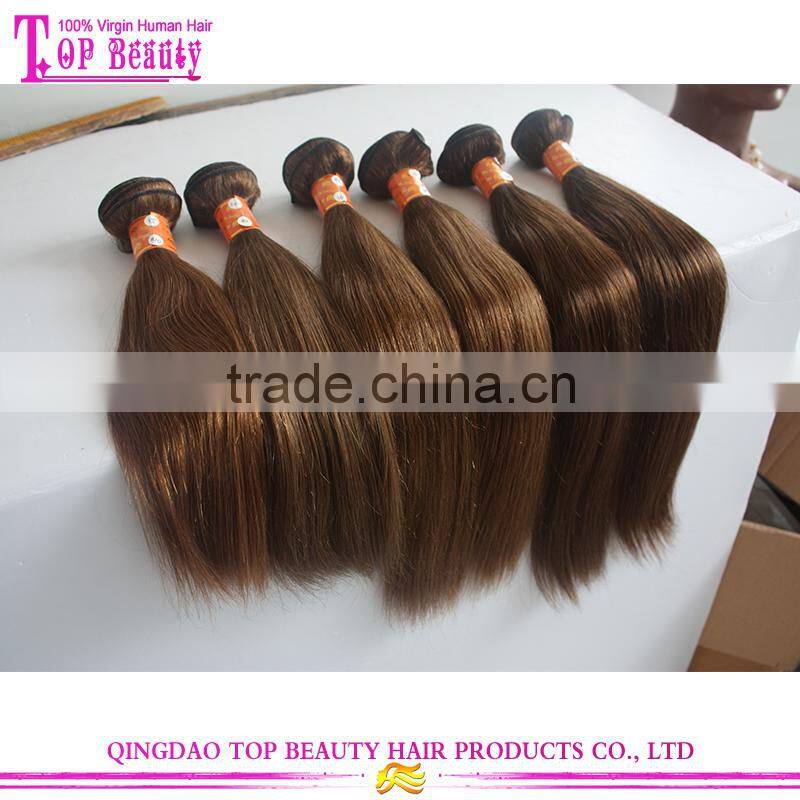 Alibaba Trade Assurance Brazilian Hair Weave Blonde And Brown Grade 6A Brown Weave Human Hair