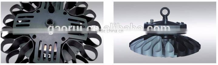 2016 high lumen ufo led high bay lighting 240W industrial light with PC lens hb002