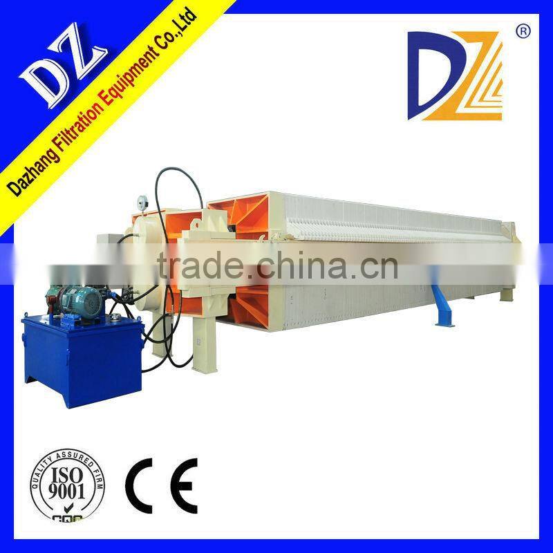 Short circle time small hydraulic filter press