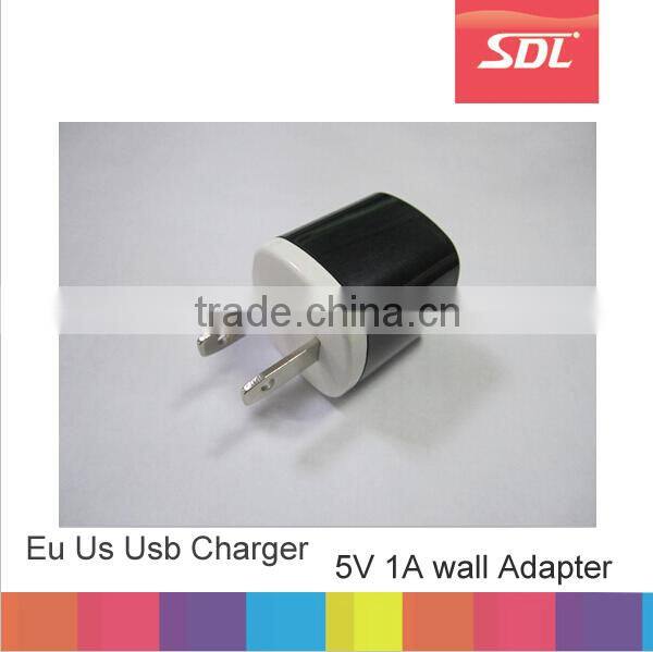 New US USB AC Power Adapter Wall Charger Plug single port for iphone 4 4s 5 5s travel charger for Samsung Galaxy