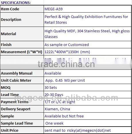 Multi-Function Shop Exhibition Furniture