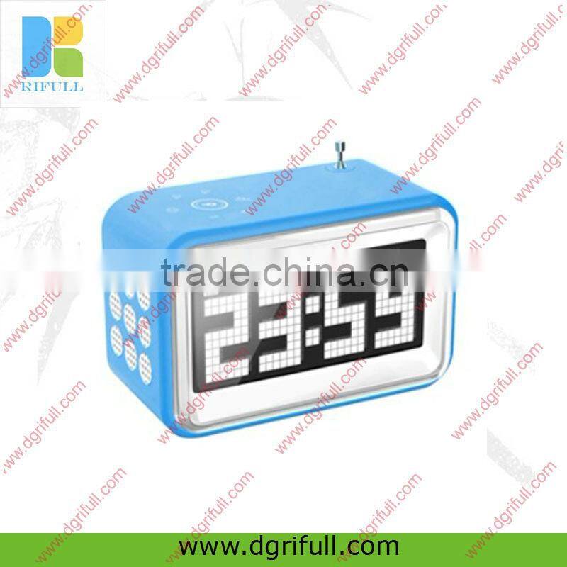 1688 clock movements silicone alarm clock for home decor