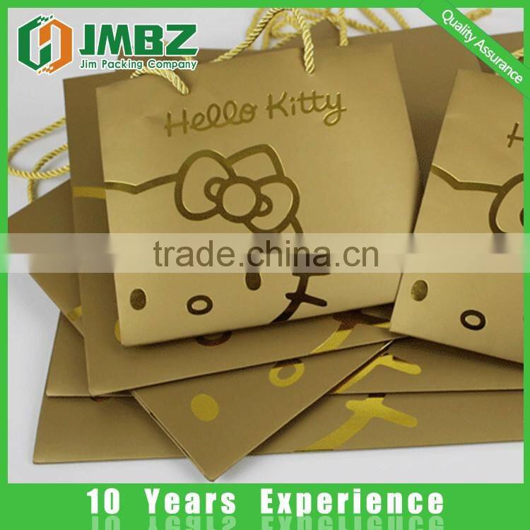 Accept Custom Order and lamination,hot stamping ,offset printing,embossing Surface Handling coated paper gift bags