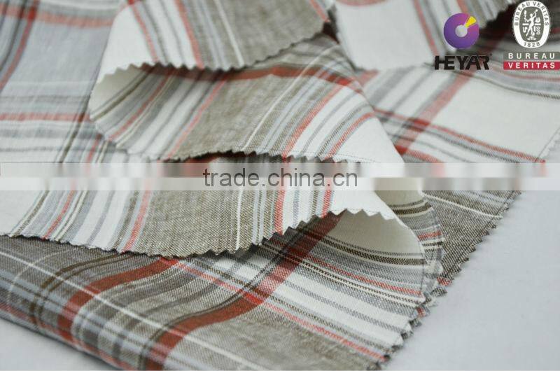 Linen Checks Fabric