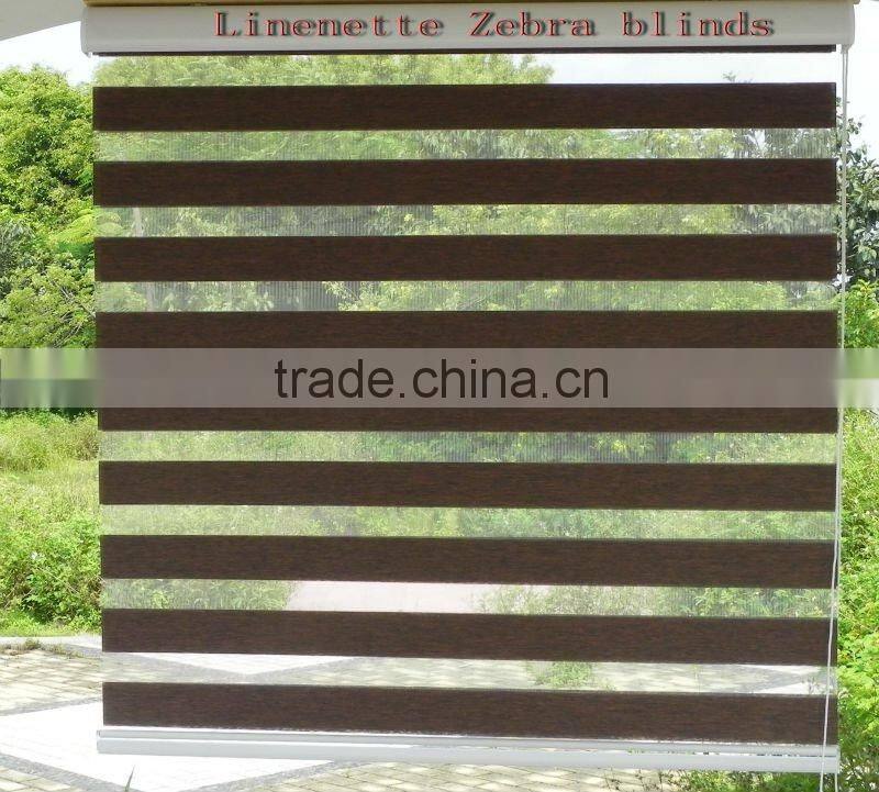 Beautiful Double Layer Rainbow Zebra Blinds