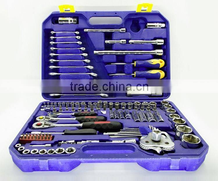 123 pieces Metric sleeve Multi dimension hand tools kit