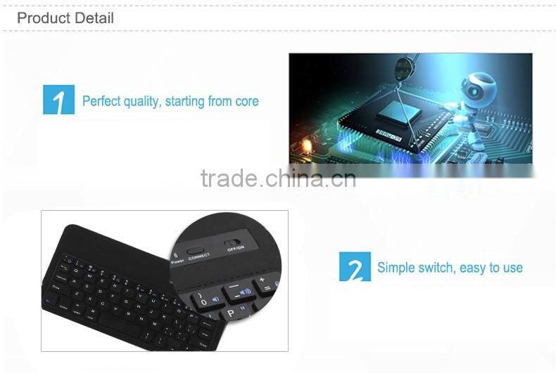 Universal PU leather tablet case with keyboard wireless for 7-8 inches, android ISO system-TY4708