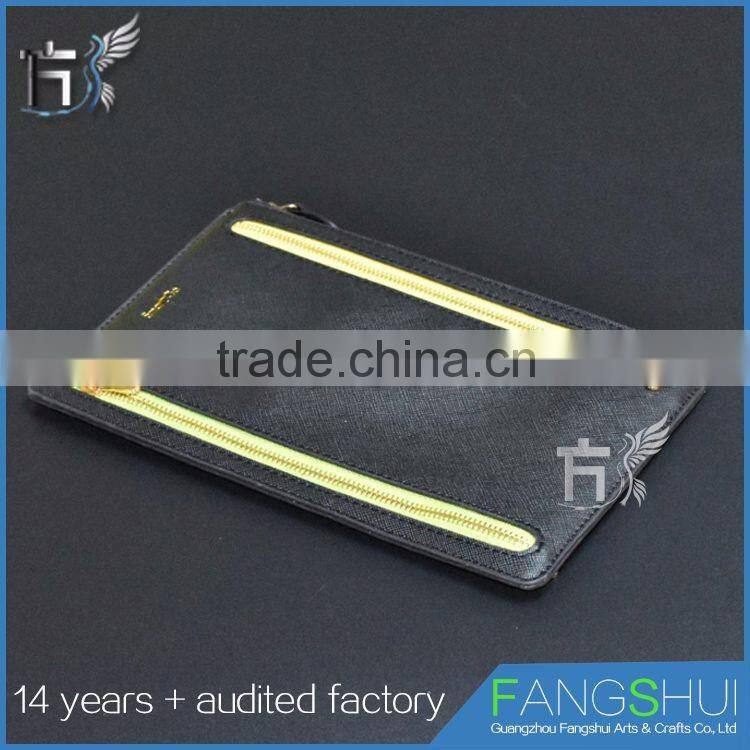 Newest fashion design mighty wallet with wallet locks logos