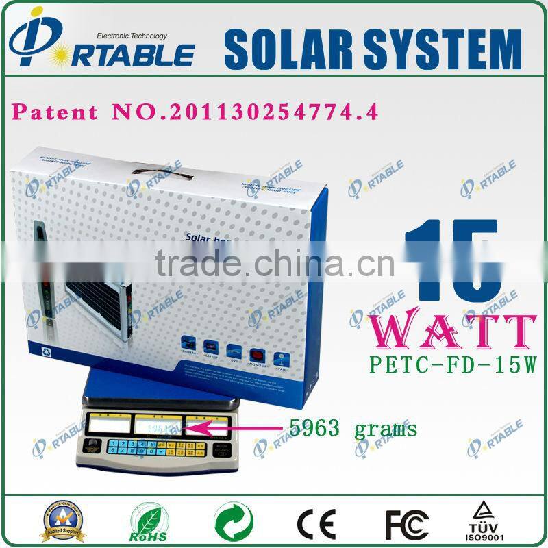 18.5% efficiency 15w solar panel system competitive price