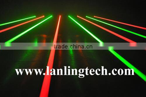 Fat beam laser net and curtain projector, 8 Heads RG mobile DJ laser lighting