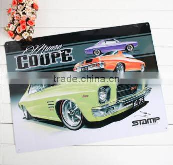 decor wall retro tin sign