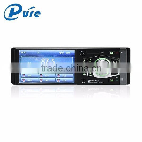 Universal 4 inch hd digital car monitor / one din car lcd monitor with MP5 / MP4 / MP3 / WMA / AM/USB