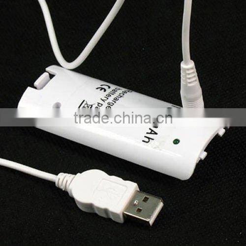 white color controller battery for wii