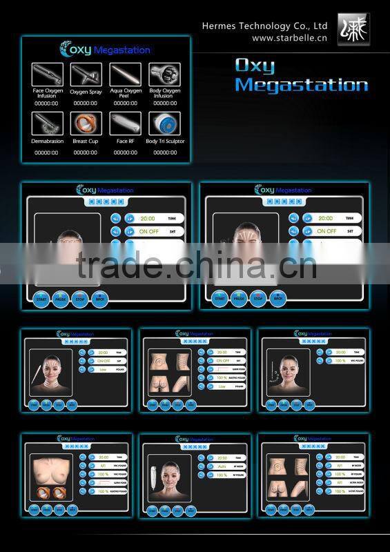 Wrinkles removal oxygen inject machine Oxy Megastation