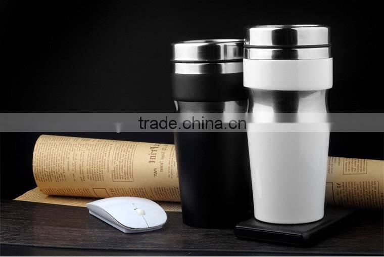 Steel coffee cup/450ml travel mugs/custom coffee mugs cheap price