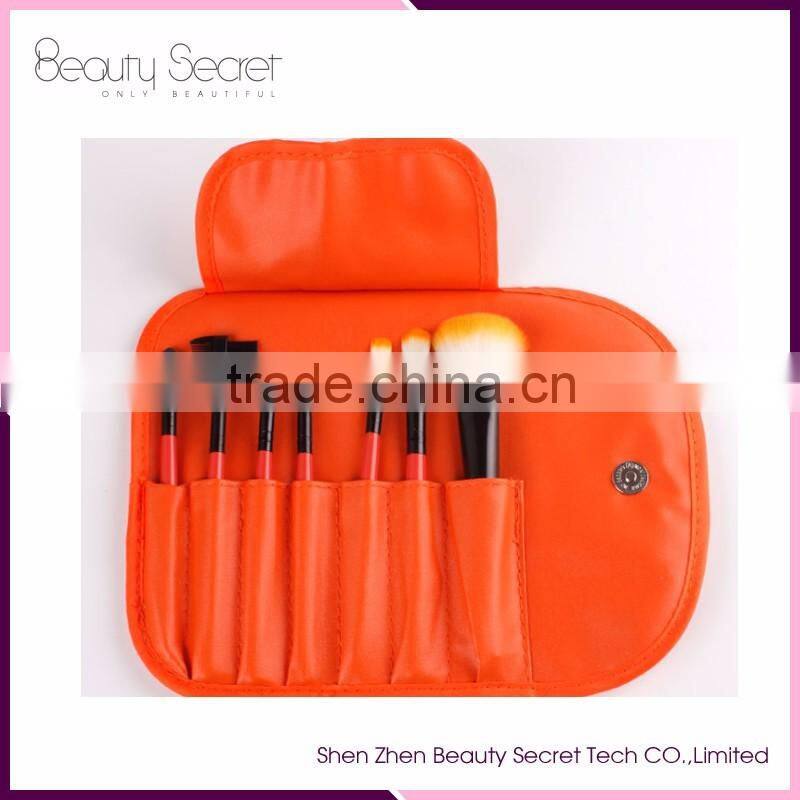 High quality OEM cosmetic 7 pcs makeup brushes sets