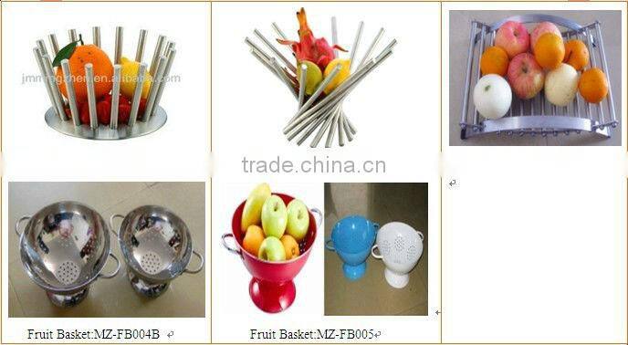 stainless steel red basket