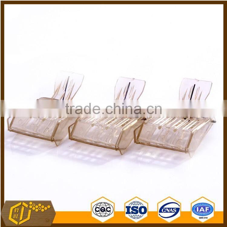 Top quality plastic bee cage clip style queen cage bee tools for sale