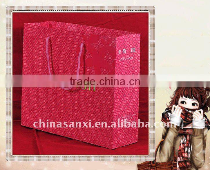 Luxury package for top brand printed paper shopping bag with OEM logo