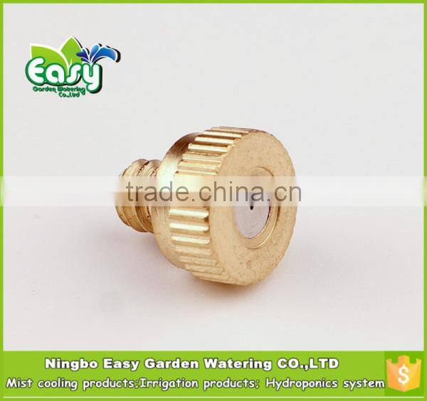 Anti drip Fog Mist Nozzle Ceramic insert, High pressure mist cooling nozzle. Brass nozzle. Mist cooling products