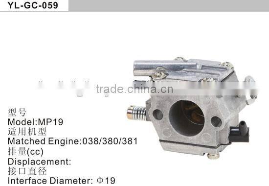 gasoline engine chainsaw 038 380 381 carburetor