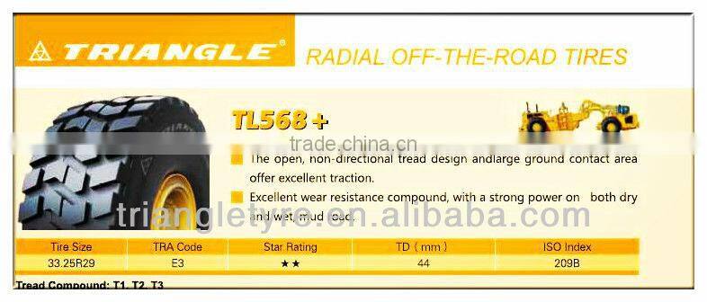 OTR TIRE TRIANGLE BRAND 33.25R29 TL568+ ** E-3