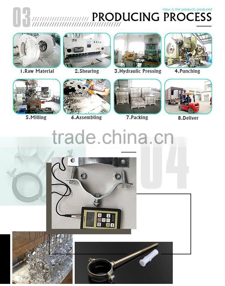 Carbon Steel Kinds Of Pipe Clamps