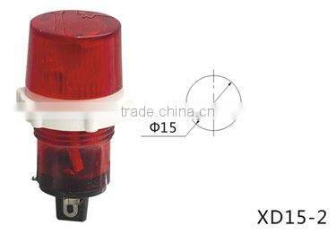 led signal lamp 24v neon light bulbs red XD15-2