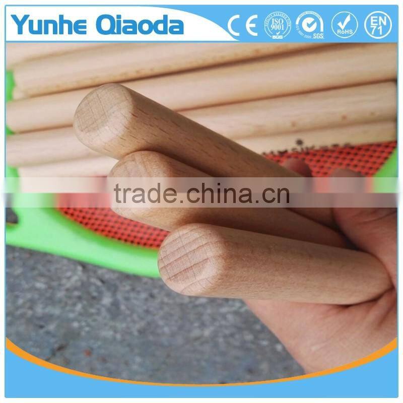 Custom wooden toy musical instrument knock bar Rhythm bar for drums
