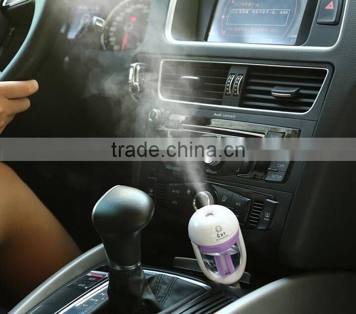 Newest Mini Car Steam Aromatherapy Humidifier Air Purifier Aroma Diffuser Auto Mist Maker Fogger DC12V