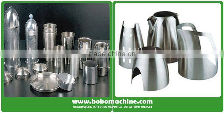 Single station utensil cookware polishing machine