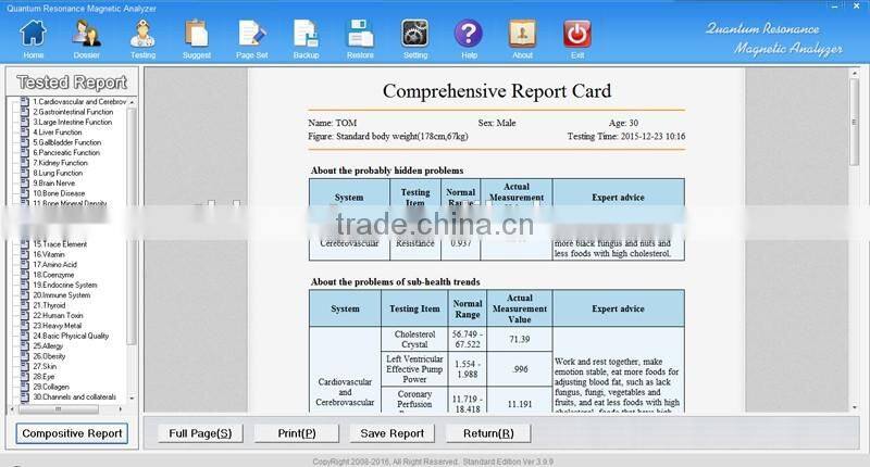 20 languages Fifth Generation quantum resonance magnetic analyzer software free download