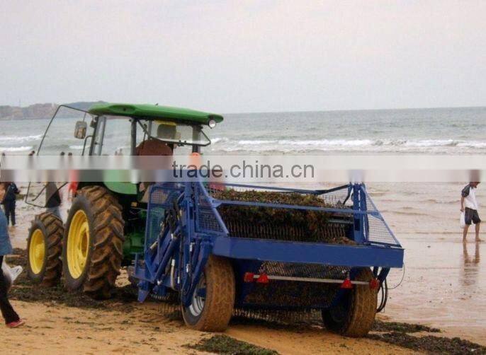 beach sand cleaner fitted with tractor
