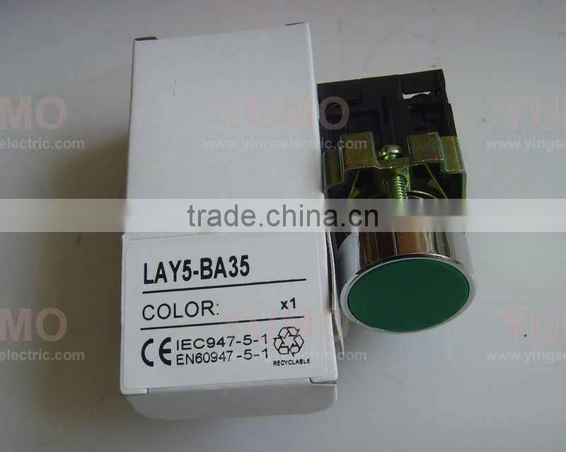 Push Button plastic bezel pushbutton switchLAY5-BA35