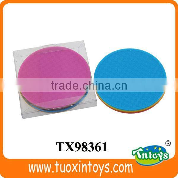 heart shape silicone tea cup coaster