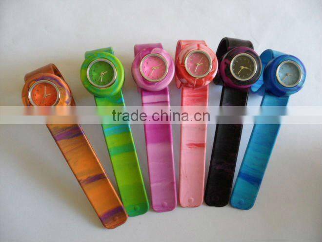 Varieties Of Silicone Slap Watch
