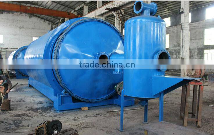 Auto-feeding Pyrolysis Line Refine Waste Tyre To Oil