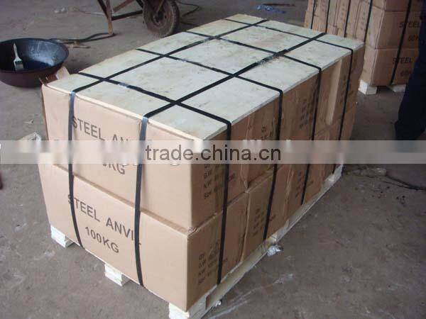 100kg double horn casting steel anvil