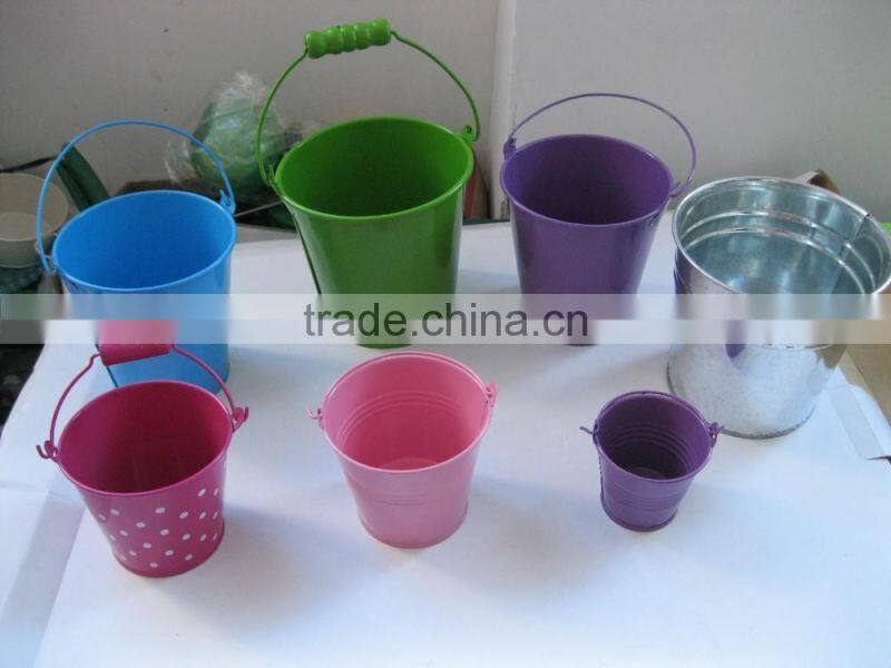 garden tools zinc pot metal pot