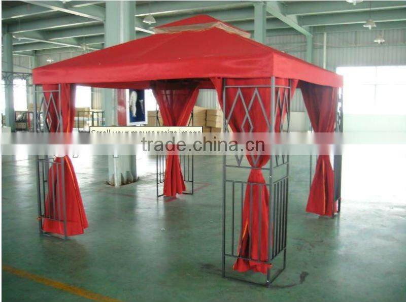 2*2M, Elegant mental pavilion with 2 roofs